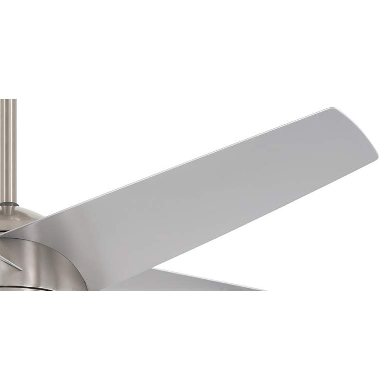 Image 5 58" Minka Aire Chubby Brushed Nickel LED Smart Ceiling Fan with Remote more views