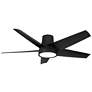 58" Minka Aire Chubby II Coal LED Hugger Smart Ceiling Fan with Remote