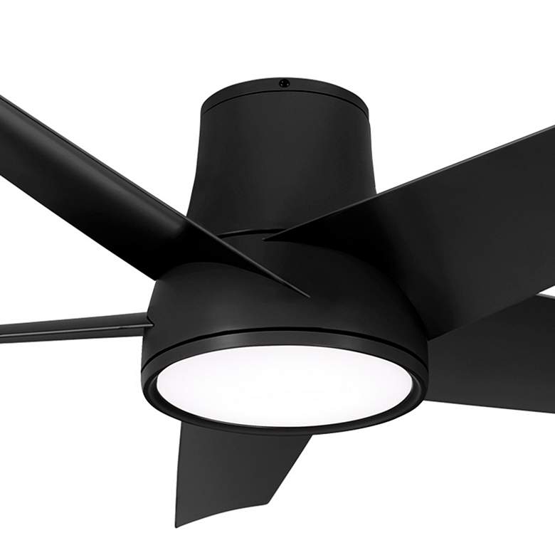 Image 2 58" Minka Aire Chubby II Coal LED Hugger Smart Ceiling Fan with Remote more views