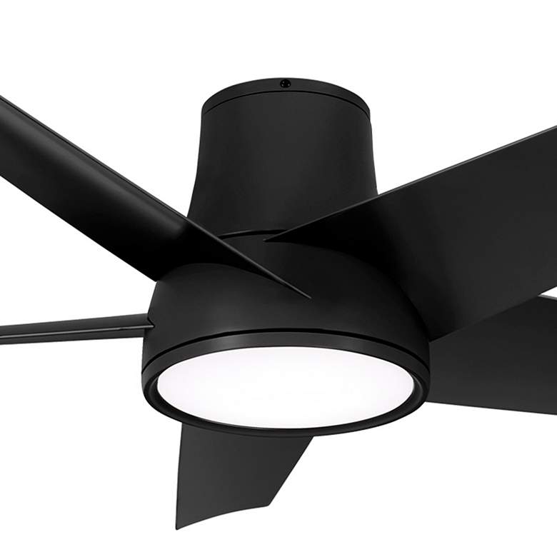 Image 3 58" Minka Aire Chubby II Coal LED Hugger Smart Ceiling Fan with Remote more views