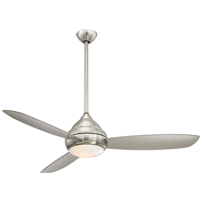 Image 2 58" Minka Aire Concept I Nickel Wet Ceiling Fan with Wall Control