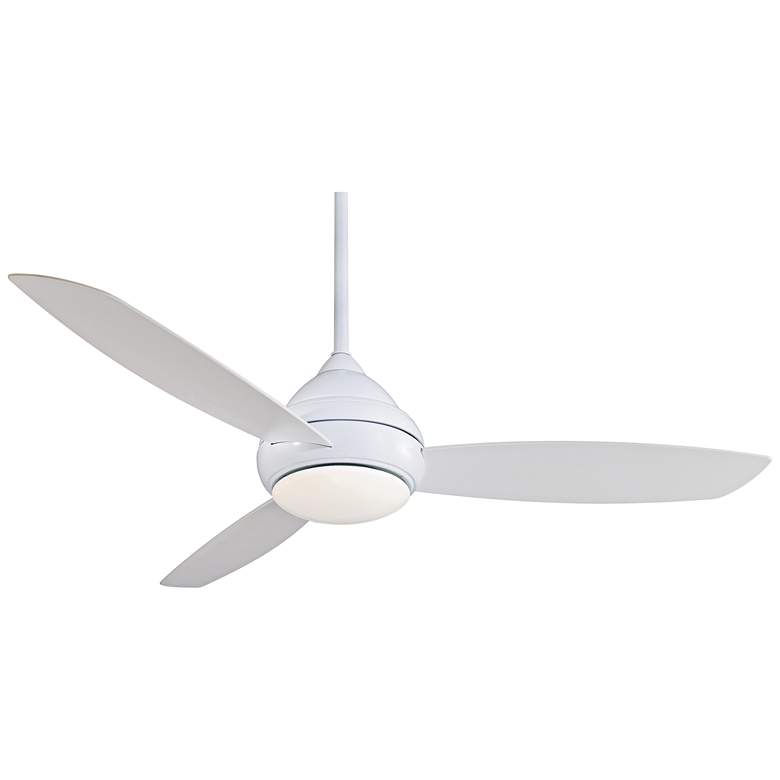Image 2 58" Minka Aire Concept I White Wet LED Ceiling Fan with Wall Control