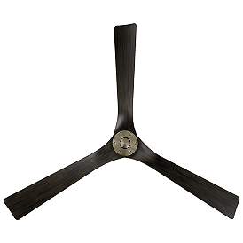 Image3 of 58" Modern Forms Torque Brushed Nickel and Ebony Smart Ceiling Fan more views