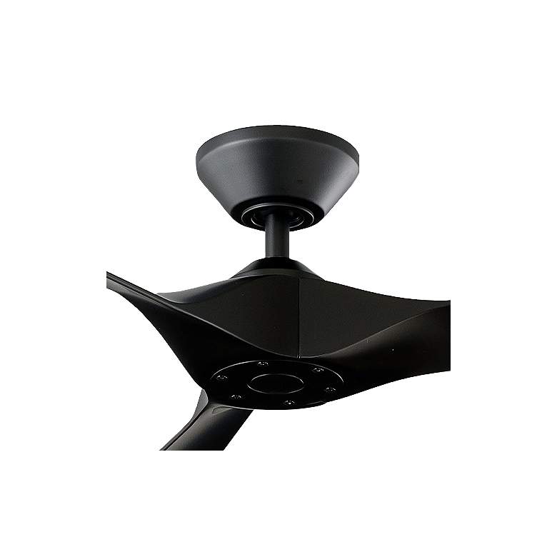 Image 2 58 inch Modern Forms Torque Matte Black Indoor/Outdoor Smart Ceiling Fan more views