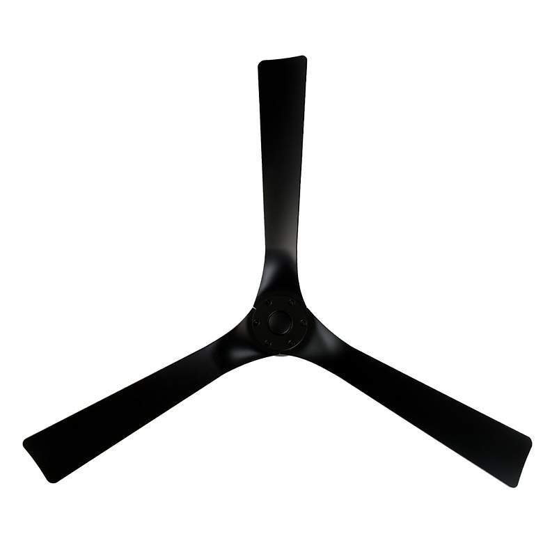 Image 3 58" Modern Forms Torque Matte Black Indoor/Outdoor Smart Ceiling Fan more views