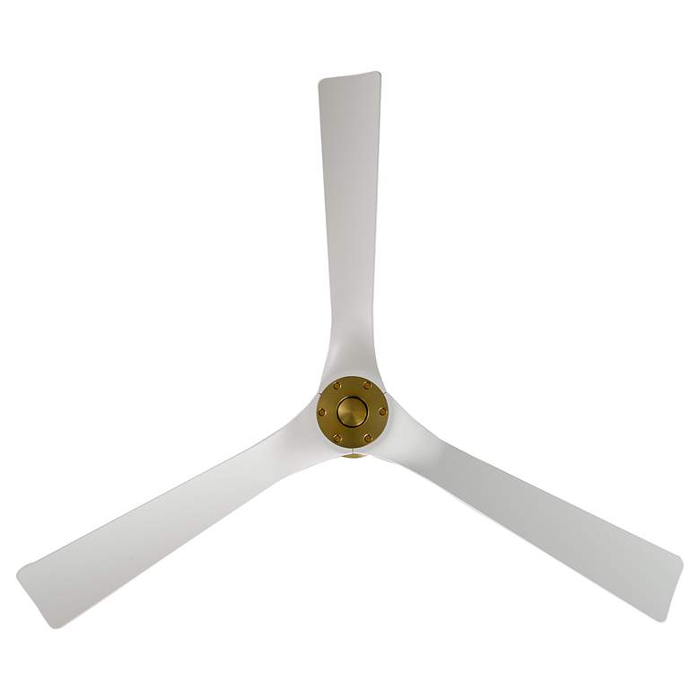 Image 3 58 inch Modern Forms Torque Soft Brass and Matte White Smart Ceiling Fan more views