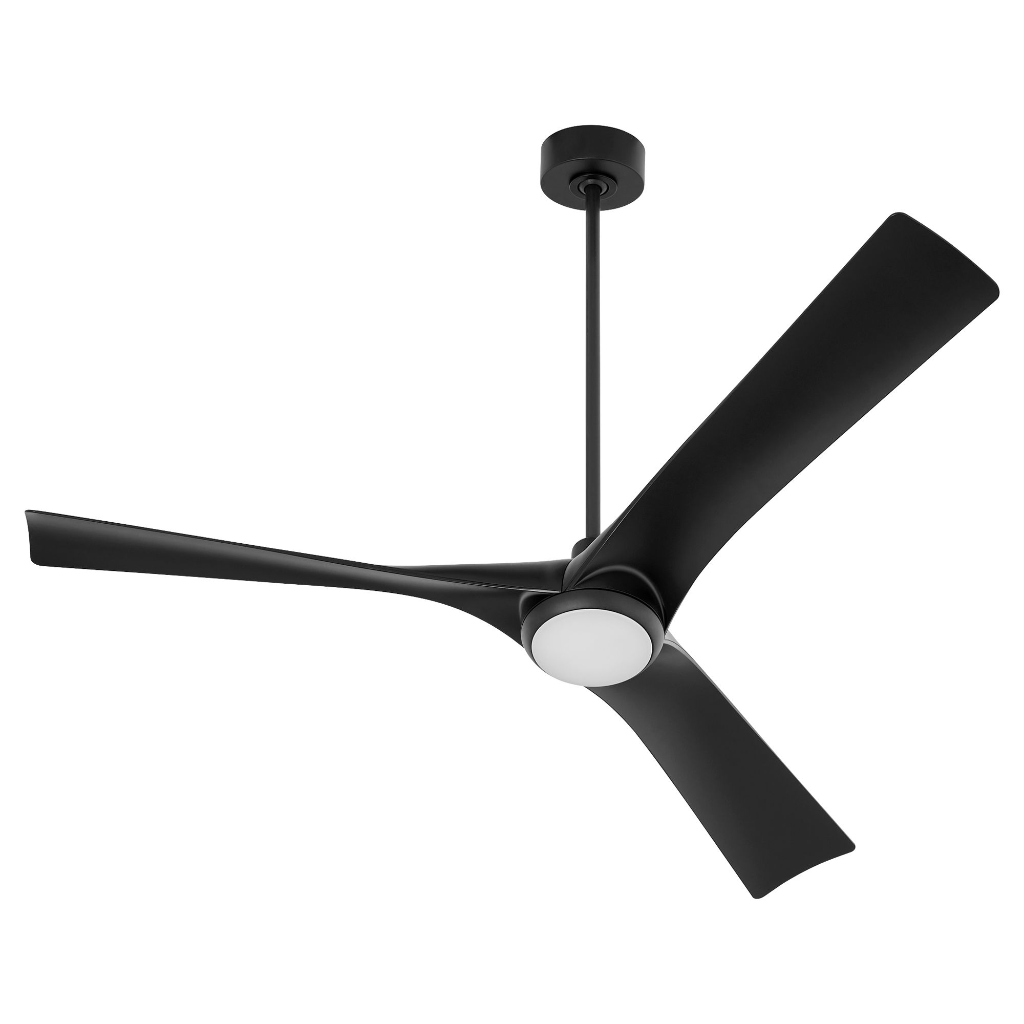 Image 2 58" Oxygen Ridley Black Damp Rated Smart Ceiling Fan more views