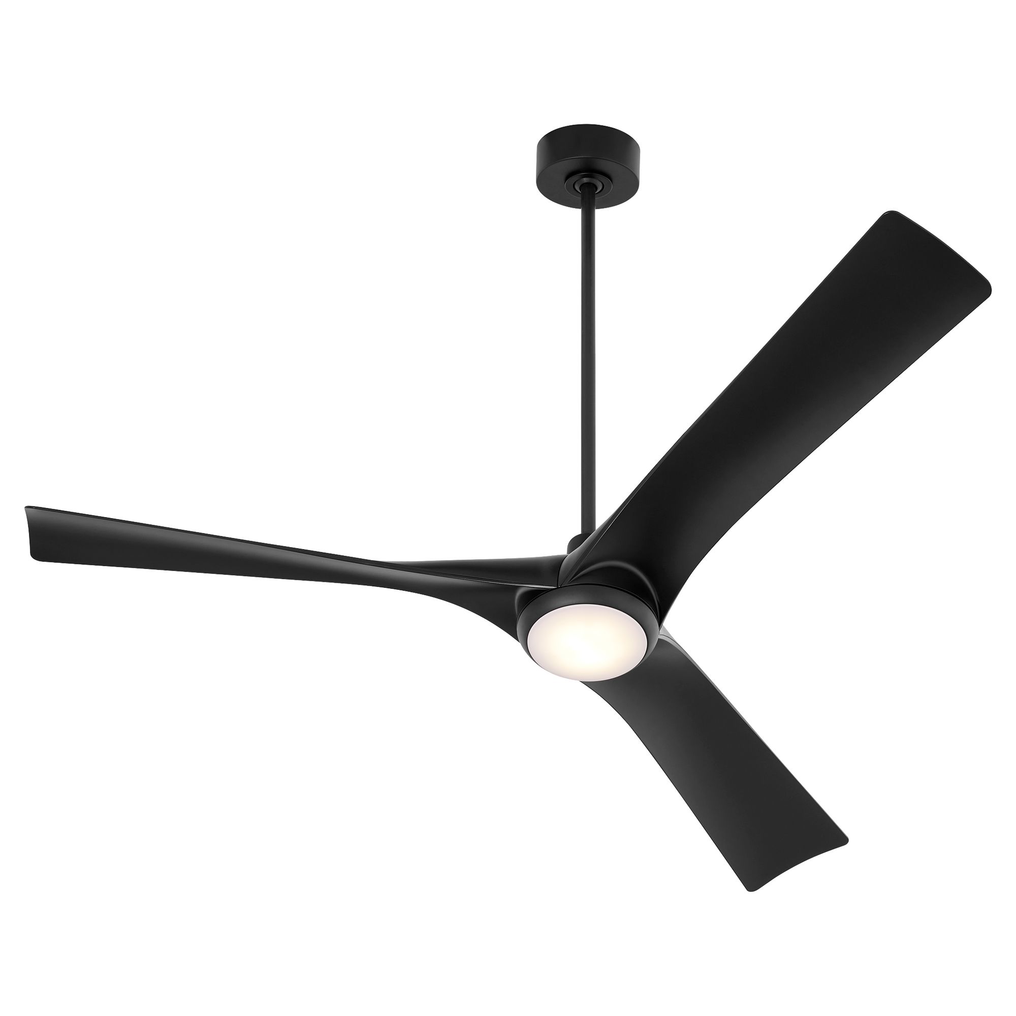 Image 3 58" Oxygen Ridley Black Damp Rated Smart Ceiling Fan more views