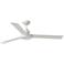 58" Visual Comfort Jovie Matte White Ceiling Fan with Remote Control