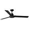 58" Visual Comfort Jovie Midnight Black Ceiling Fan