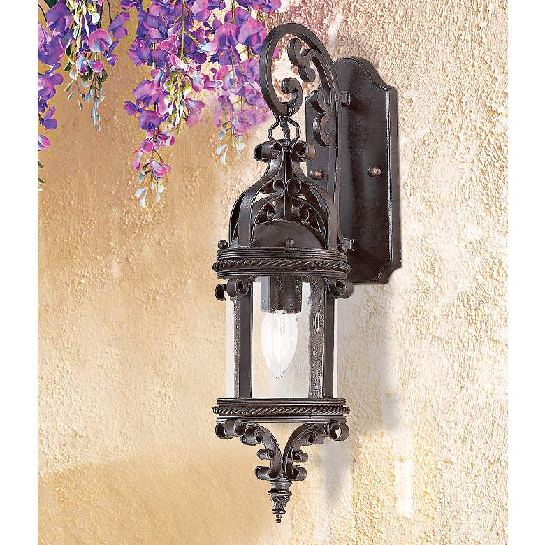 Image 1 Pamplona Collection 19" High Outdoor Wall Light in scene
