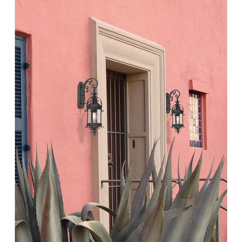Image 3 Pamplona Collection 19" High Outdoor Wall Light in scene