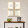 1_Citrus Fresh 21" High 4-Piece Framed Wall Art Set in scene