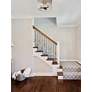 1_Glacier 12 1/2" Wide Matte Black 3-Light Ceiling Light in scene