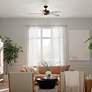 Thumbnail1 of 52" Renew Bronze AC Ceiling Fan w/ Walnut and Cherry Blades in scene