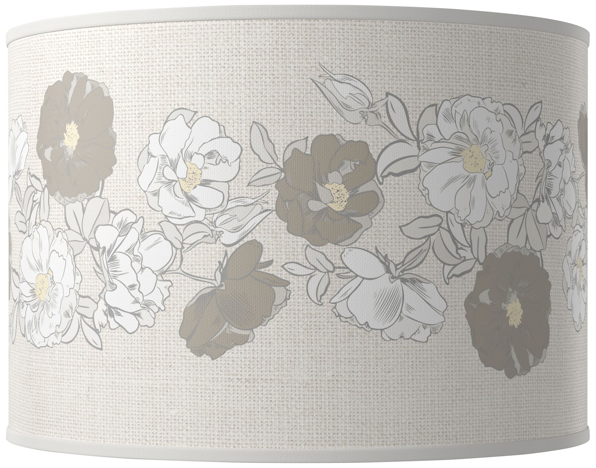 Requisite Gray Rose Bouquet Ovo Table Lamp