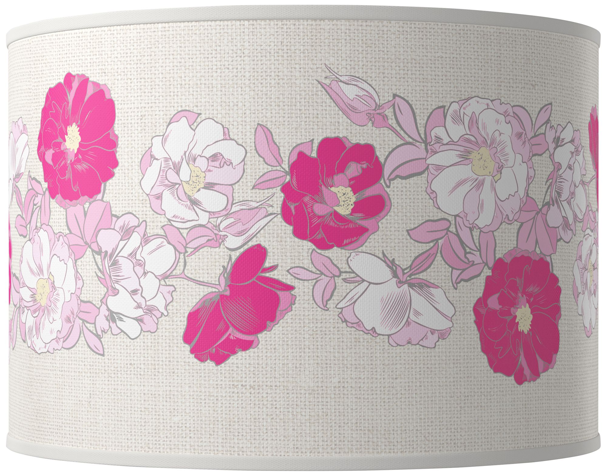 Blossom Pink Rose Bouquet Ovo Table Lamp