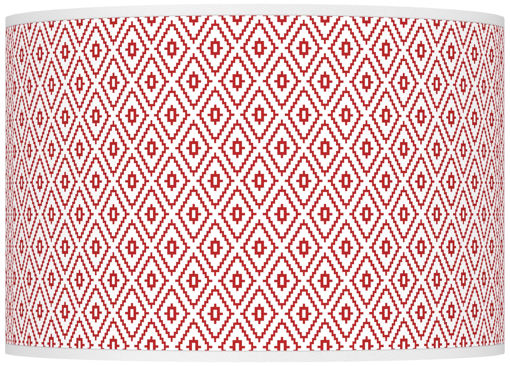 Color Plus Ovo 28 1/2" Diamonds Shade Cherry Tomato Red Table Lamp