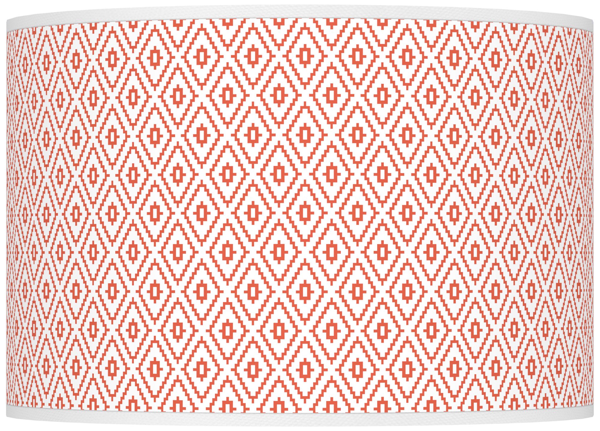 Color Plus Ovo 28 1/2" Diamonds Shade Daring Orange Table Lamp