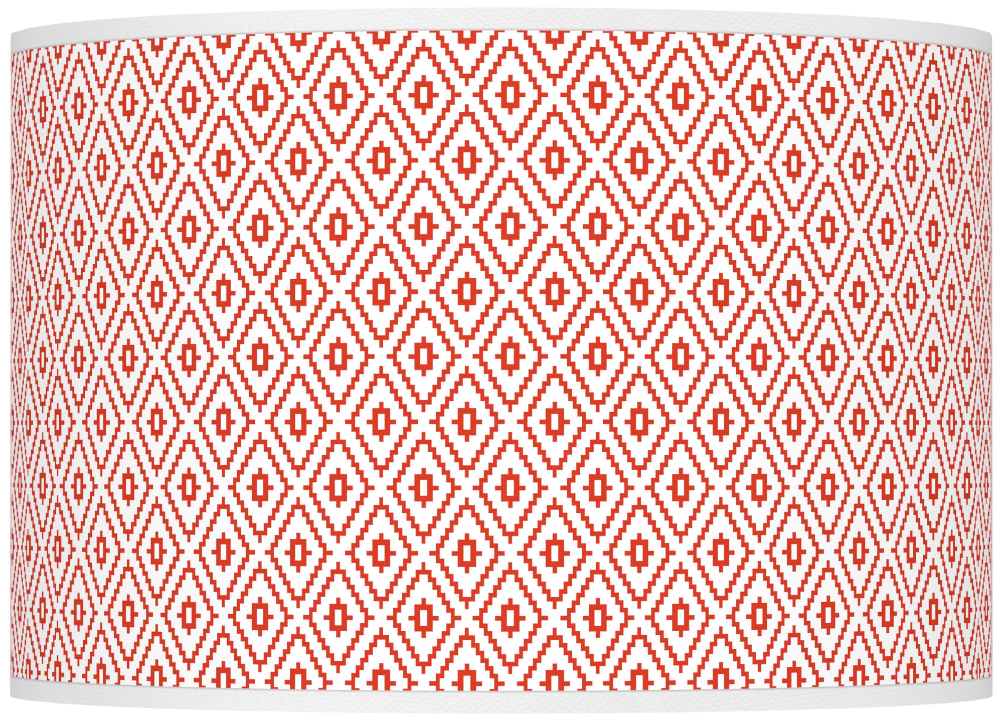 Color Plus Ovo 28 1/2" High Diamonds Shade Daredevil Orange Table Lamp