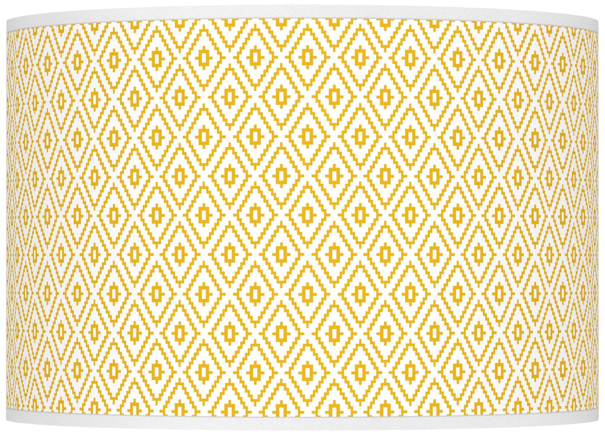 Color Plus Ovo 28 1/2" High Diamonds Shade Goldenrod Yellow Table Lamp