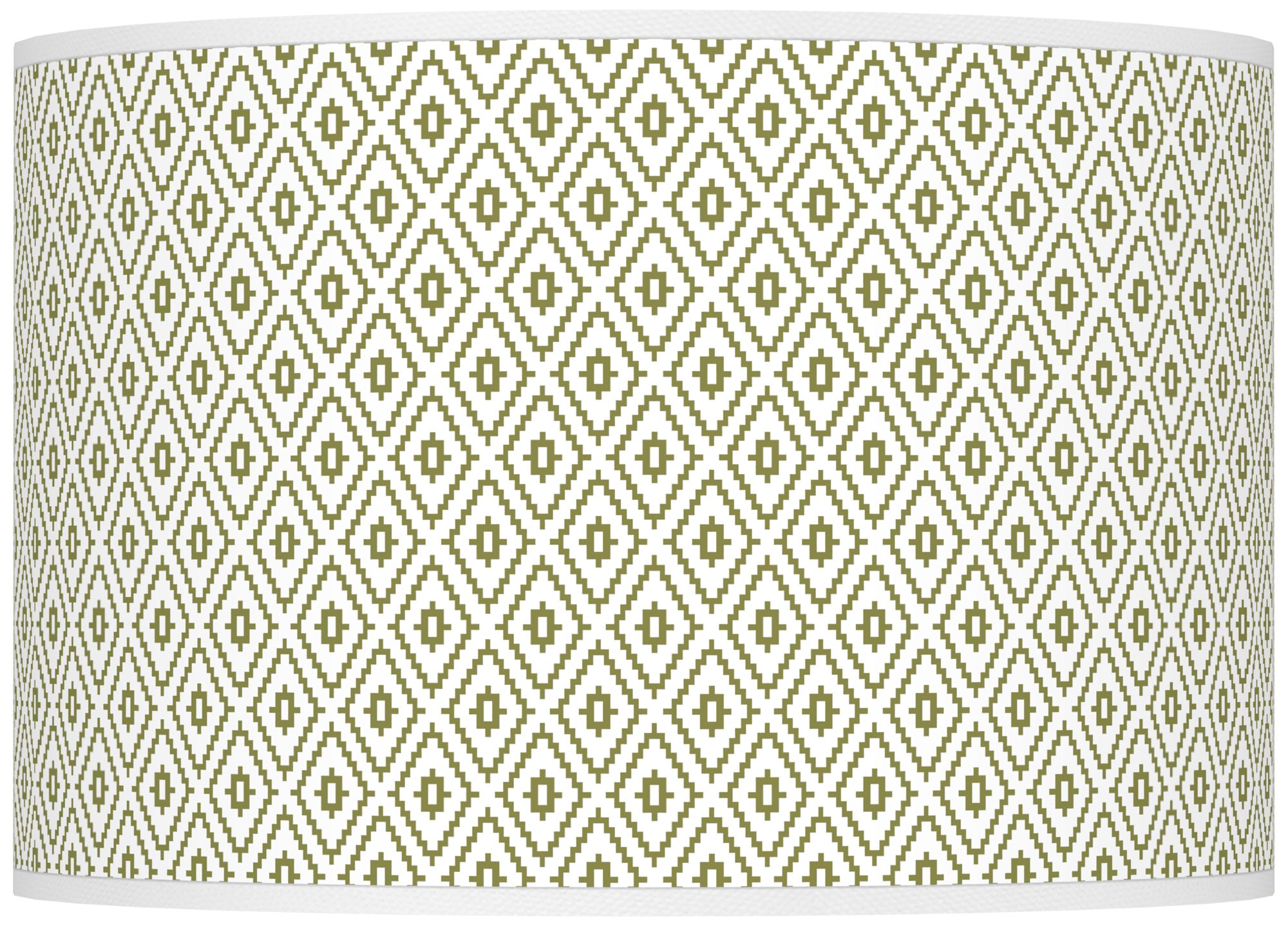 Color Plus Ovo 28 1/2" Diamonds Shade Rural Green Glass Table Lamp