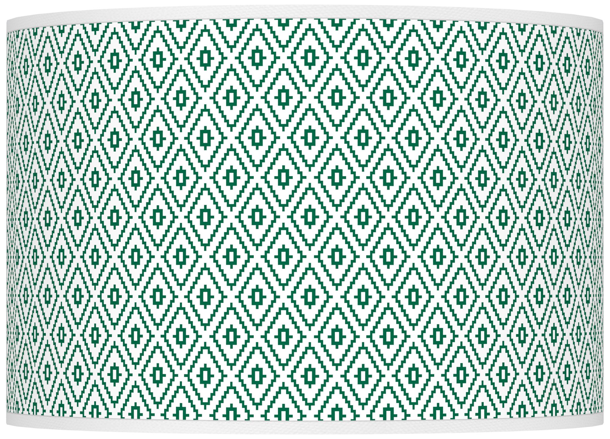 Color Plus Ovo 28 1/2" Diamonds Shade Greens Table Lamp