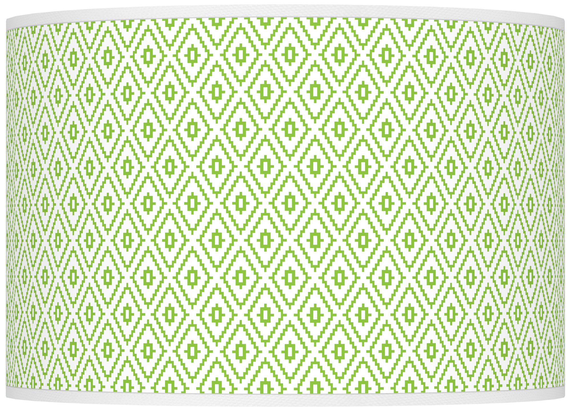 Color Plus Ovo 28 1/2" High Diamonds Shade Neon Green Table Lamp