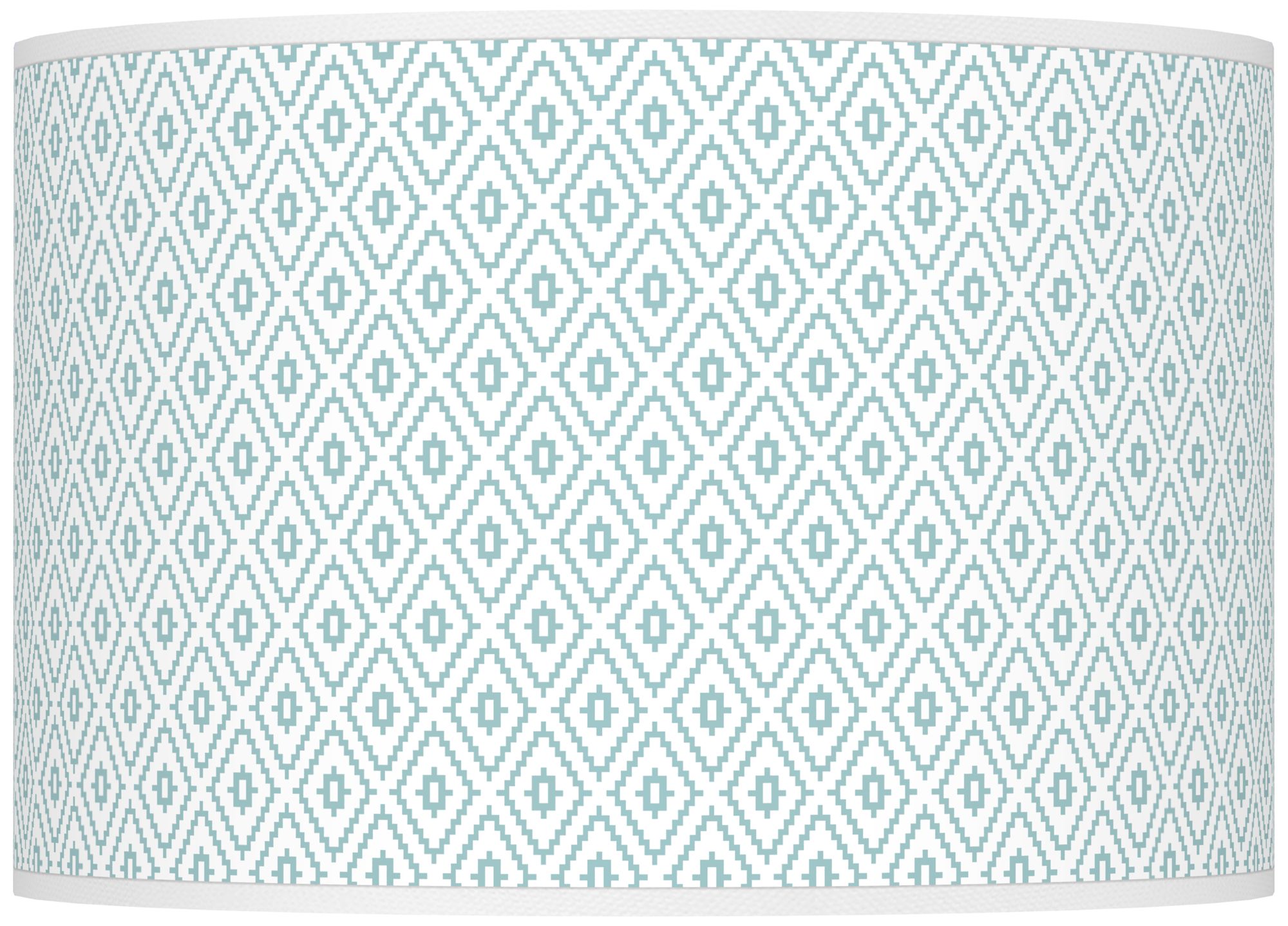 Color Plus Ovo 28 1/2" High Diamonds Shade Raindrop Blue Table Lamp