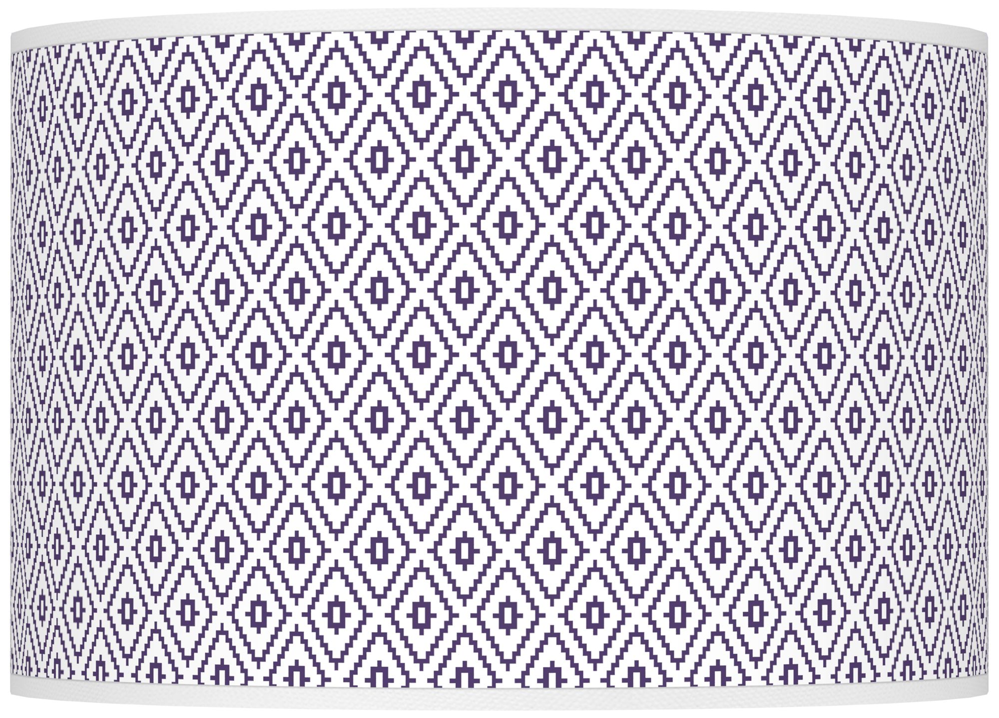 Color Plus Ovo 28 1/2" High Diamonds Shade Izmir Purple Table Lamp