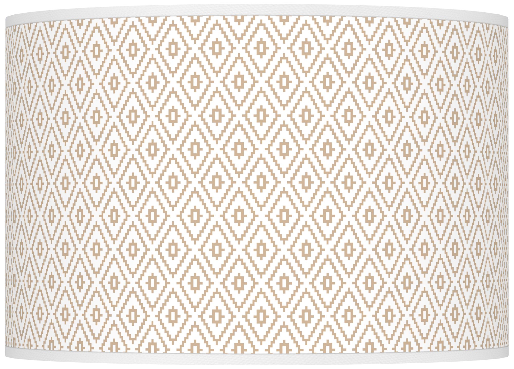 Color Plus Ovo 28 1/2" High Diamonds Shade Colonial Tan Table Lamp