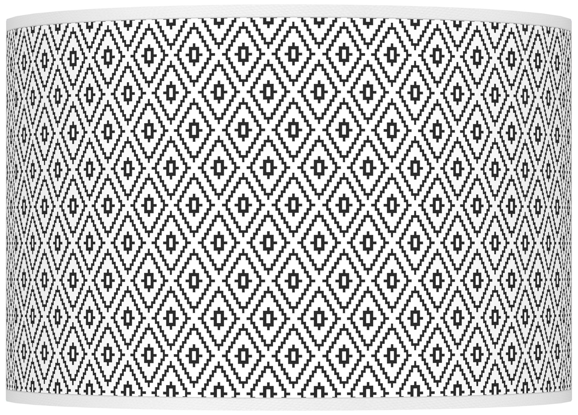 Color Plus Ovo 28 1/2" High Diamonds Shade Tricorn Black Table Lamp