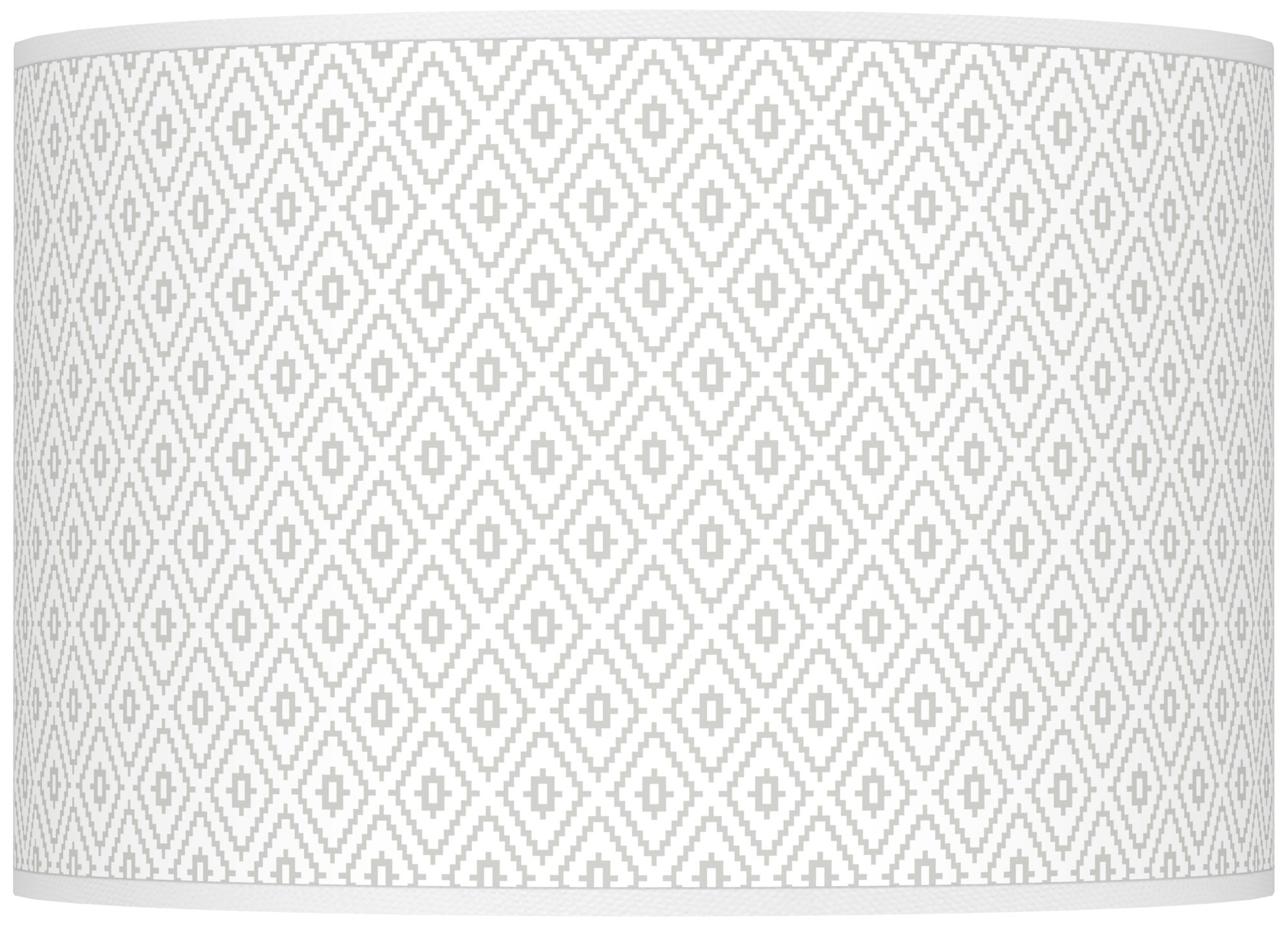 Color Plus Ovo 28 1/2" High Diamonds Shade Winter White Table Lamp