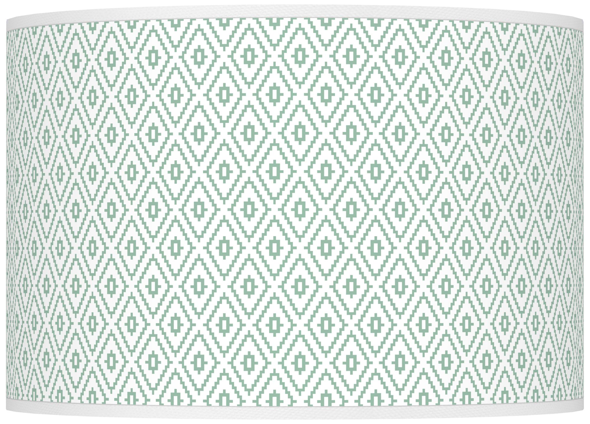 Color Plus Ovo 28 1/2" Diamonds Shade Grayed Jade Green Table Lamp