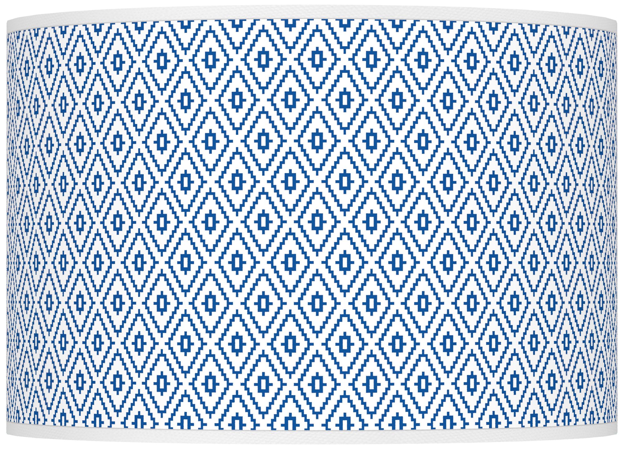 Color Plus Ovo 28 1/2" High Diamonds Shade Hyper Blue Table Lamp