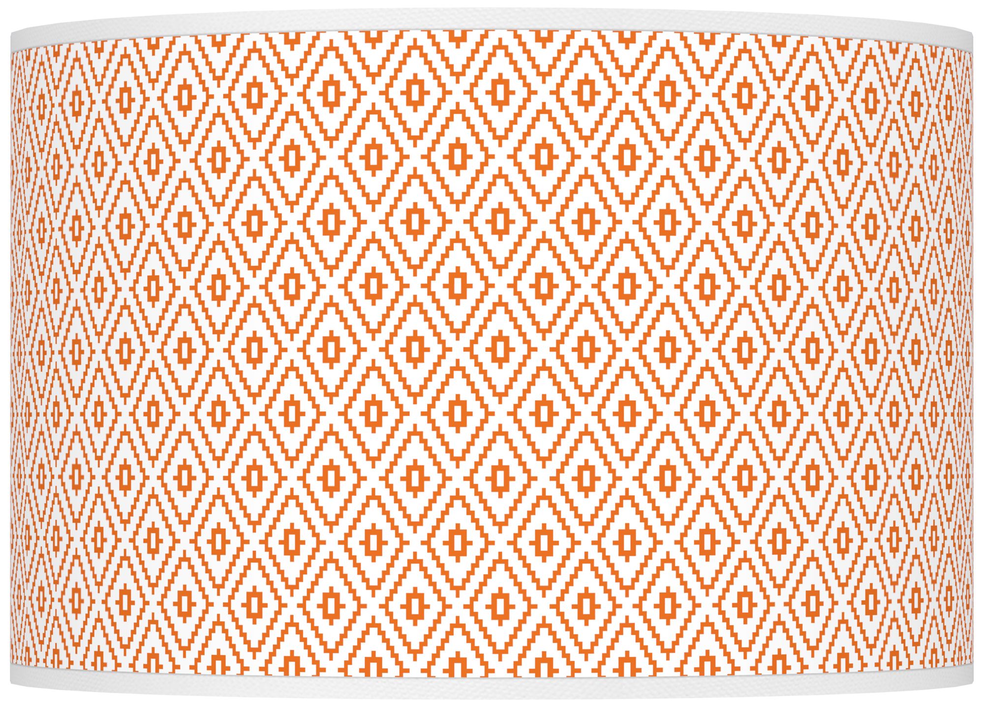 Color Plus Ovo 28 1/2" Diamonds Shade Invigorate Orange Table Lamp