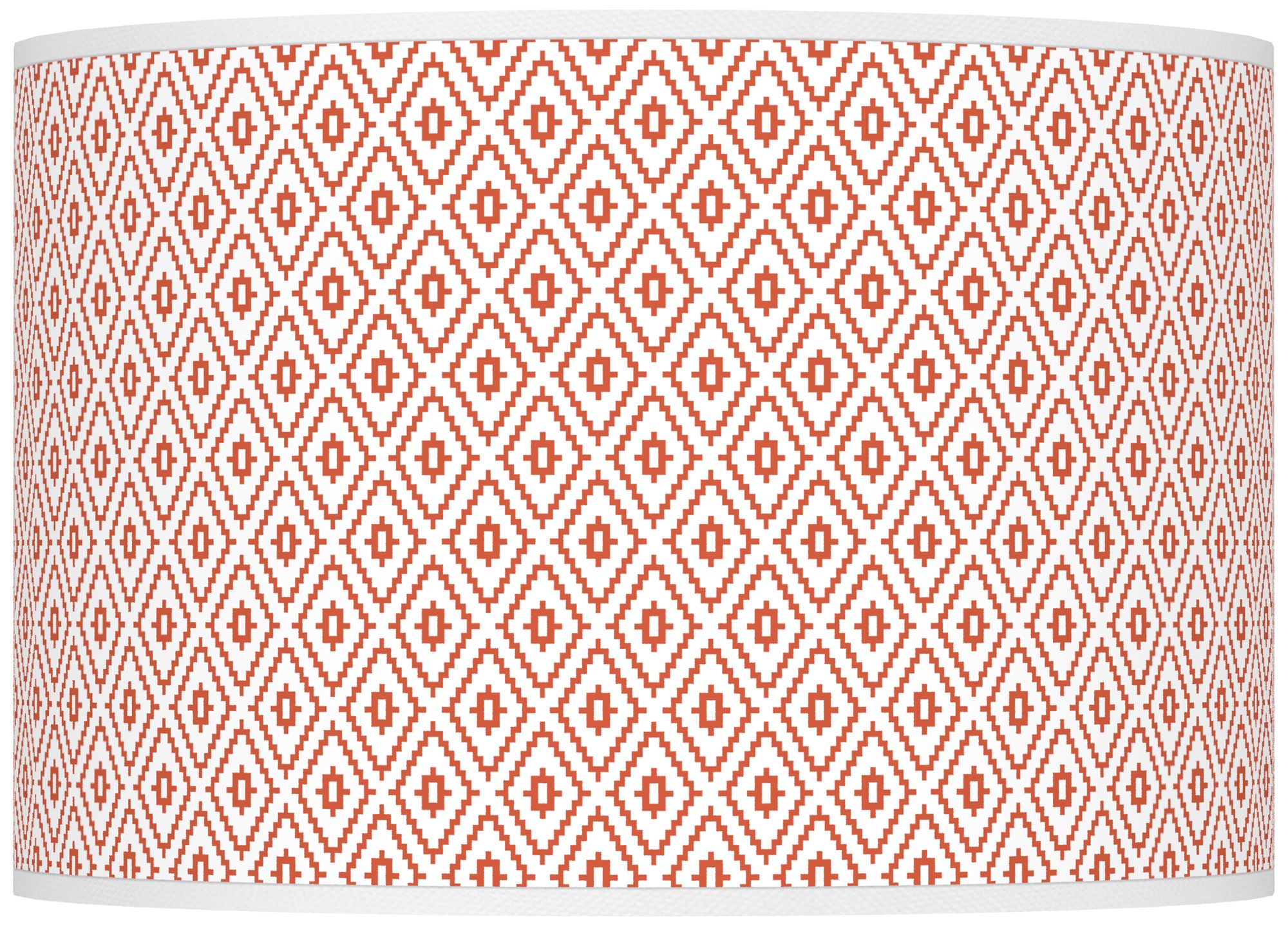 Color Plus Ovo 28 1/2" High Diamonds Shade Koi Orange Table Lamp