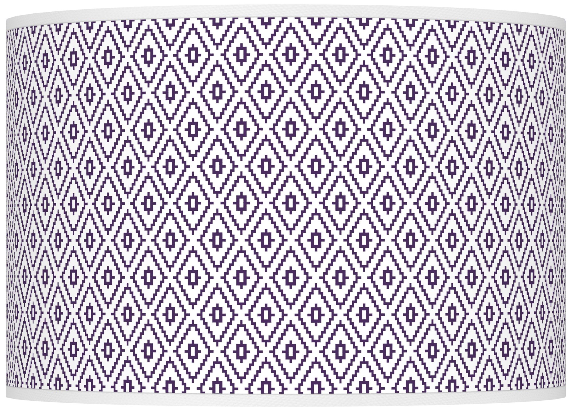 Color Plus Ovo 28 1/2" Diamonds Shade Acai Purple Table Lamp