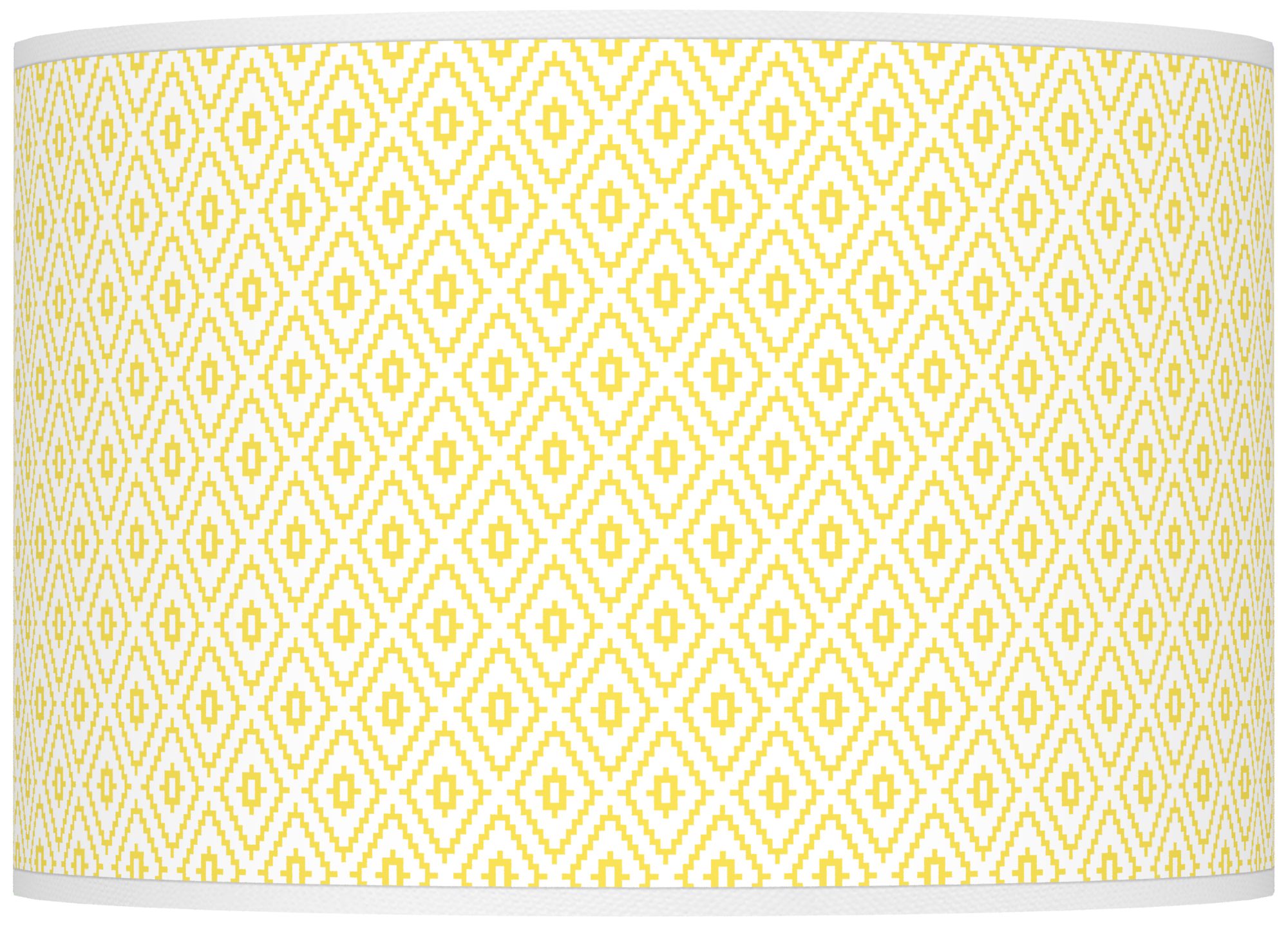 Color Plus Ovo 28 1/2" Diamonds Shade Lemon Twist Yellow Table Lamp