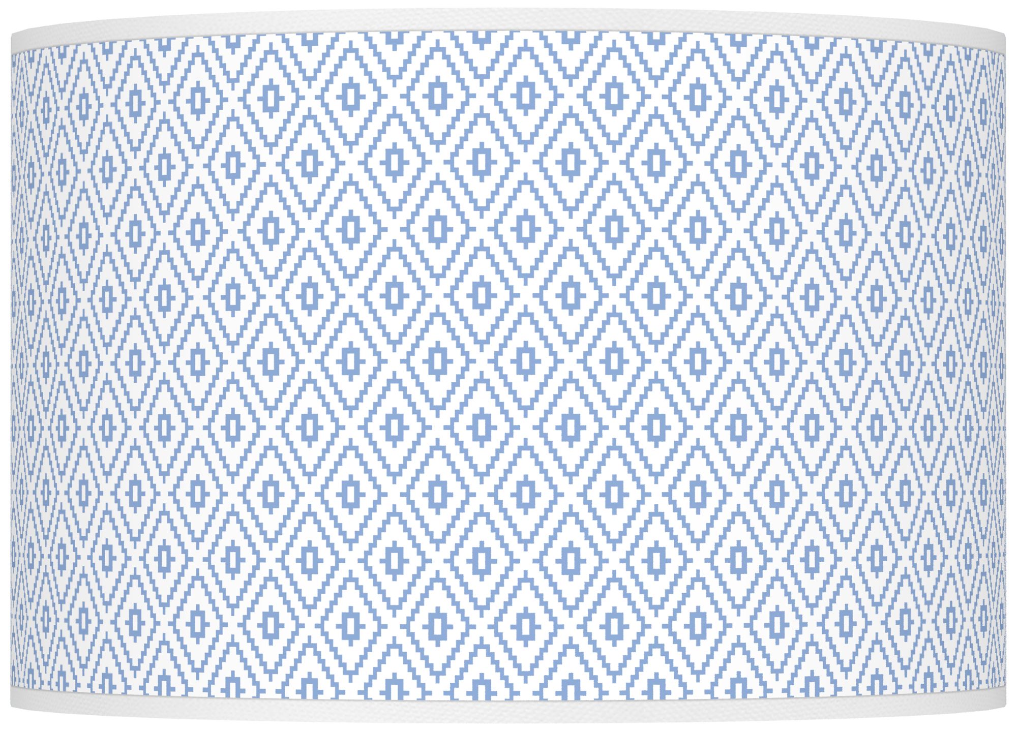 Color Plus Ovo 28 1/2" High Diamonds Shade Sky Blue Table Lamp