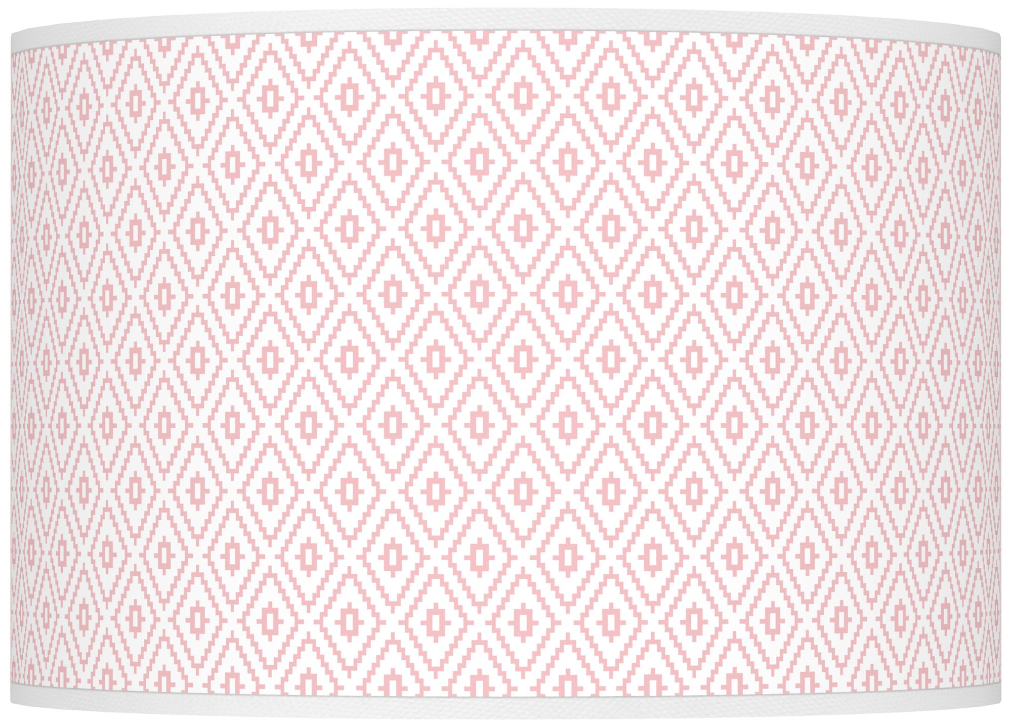 Color Plus Ovo 28 1/2" High Diamonds Shade Rose Pink Table Lamp