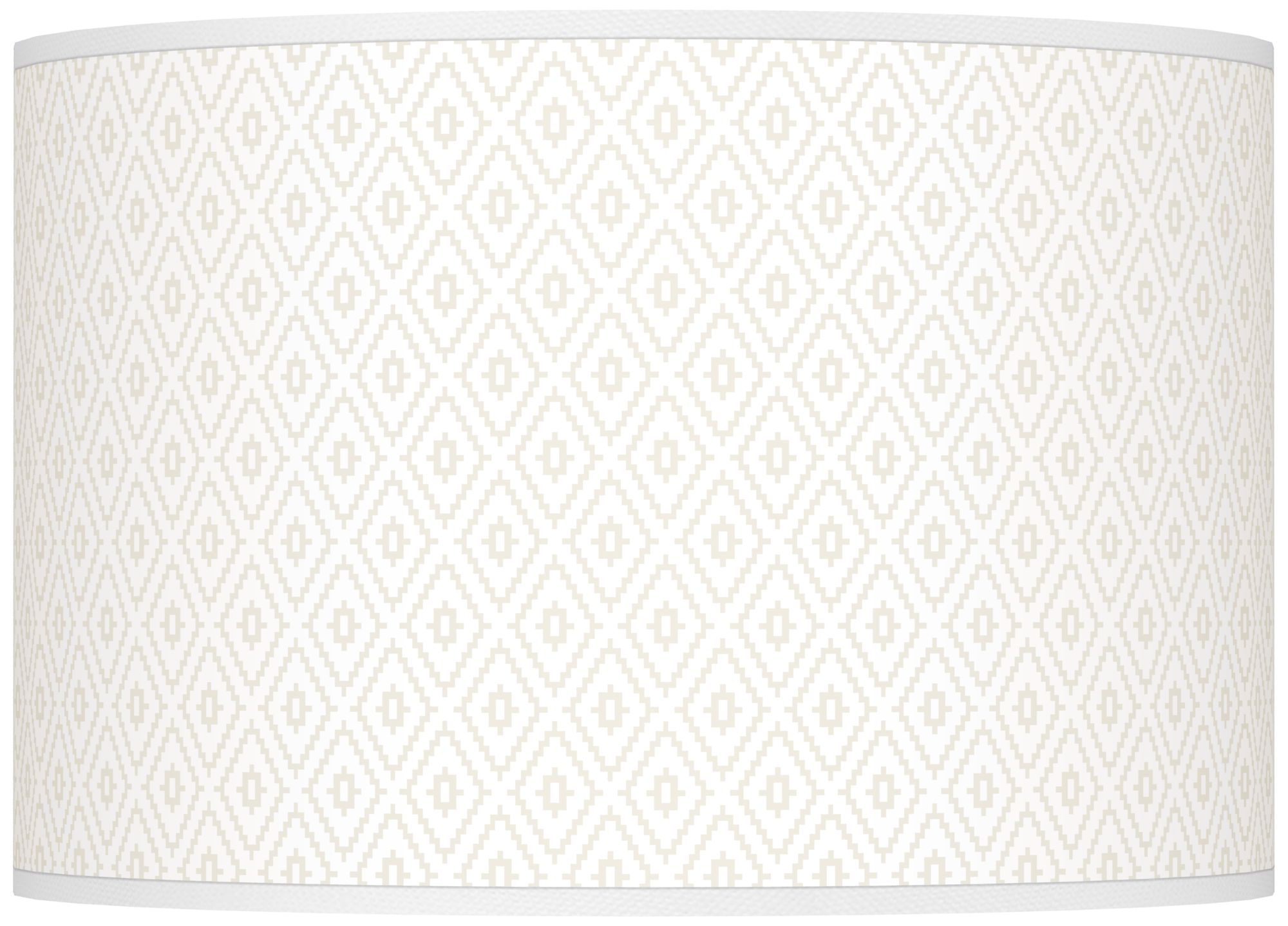 Color Plus Ovo 28 1/2" Diamonds Shade Steamed Milk White Table Lamp