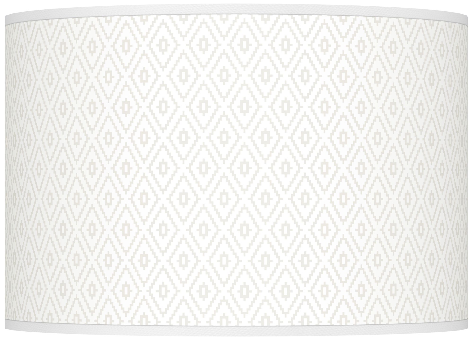 Color Plus Ovo 28 1/2" Diamonds Shade West Highland White Table Lamp