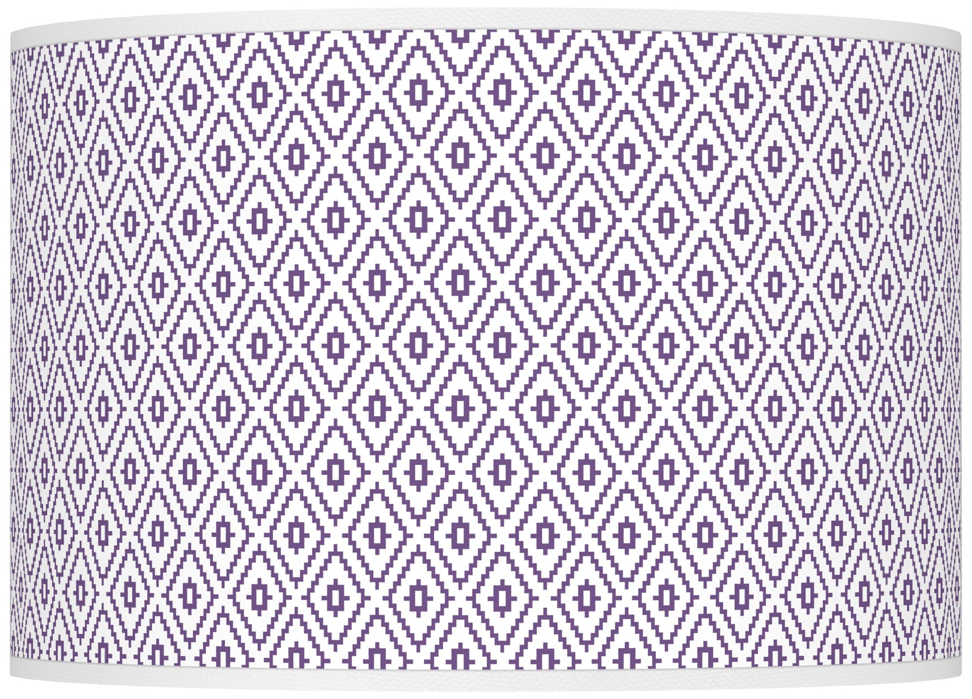 Color Plus Ovo 28 1/2" High Diamonds Shade Purple Haze Table Lamp