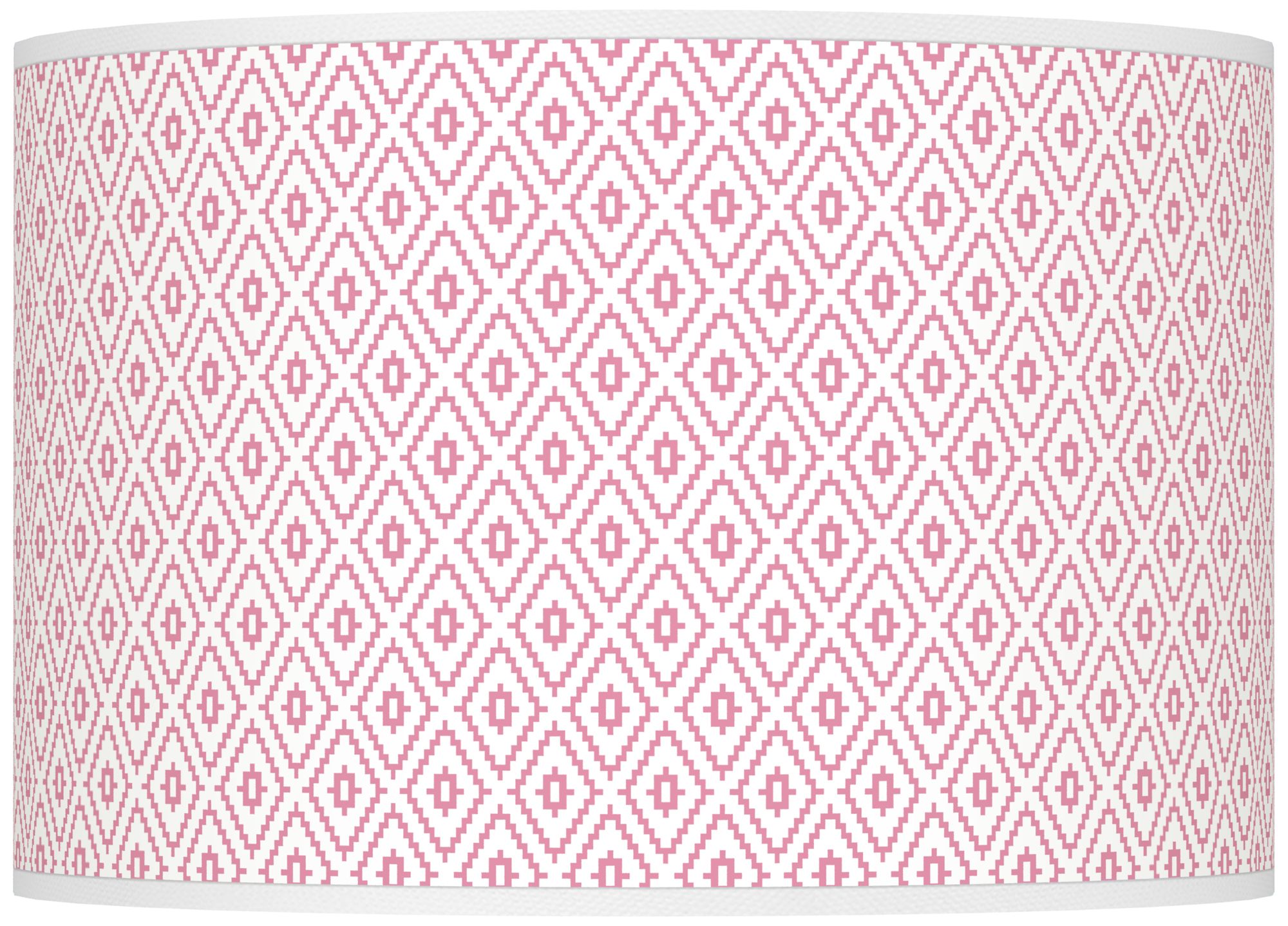 Color Plus Ovo 28 1/2" High Diamonds Shade Haute Pink Table Lamp