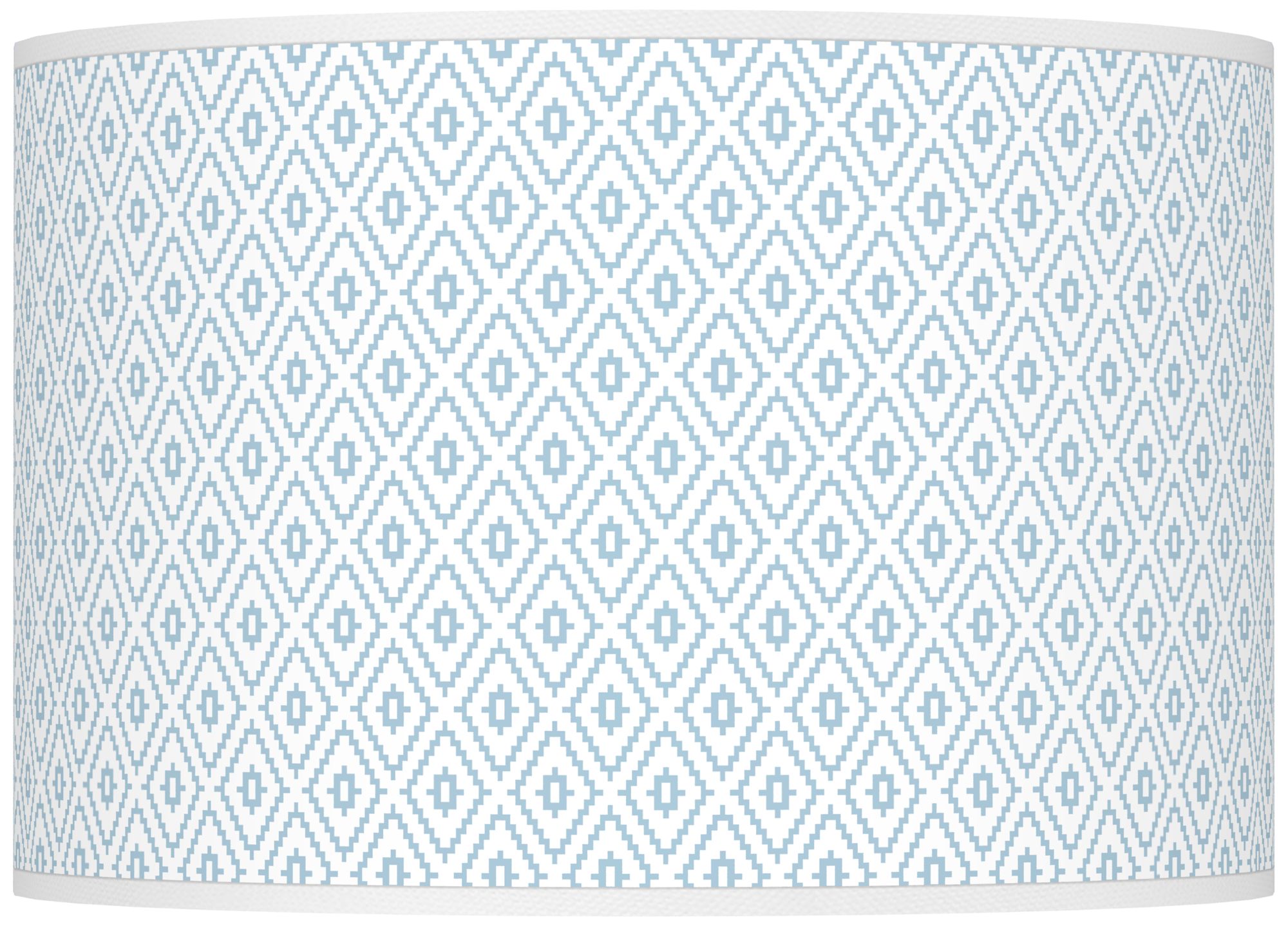 Color Plus Ovo 28 1/2" High Diamonds Shade Take Five Blue Table Lamp