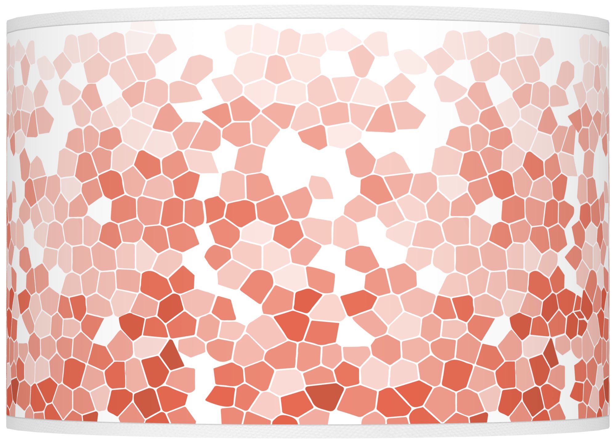 Color Plus Ovo 28 1/2" Mosaic Shade Daring Orange Table Lamp