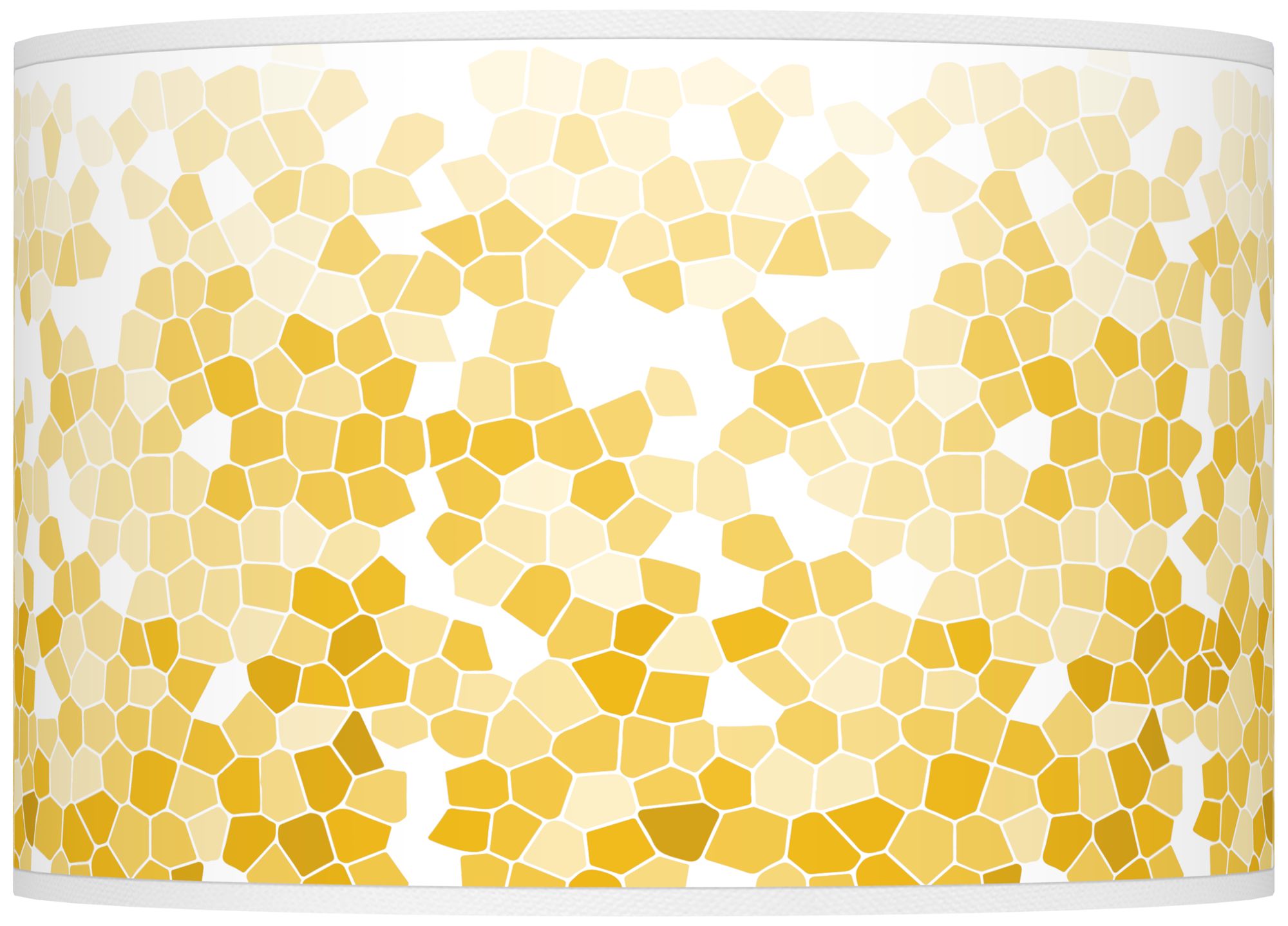 Color Plus Ovo 28 1/2" Mosaic Shade Goldenrod Yellow Table Lamp