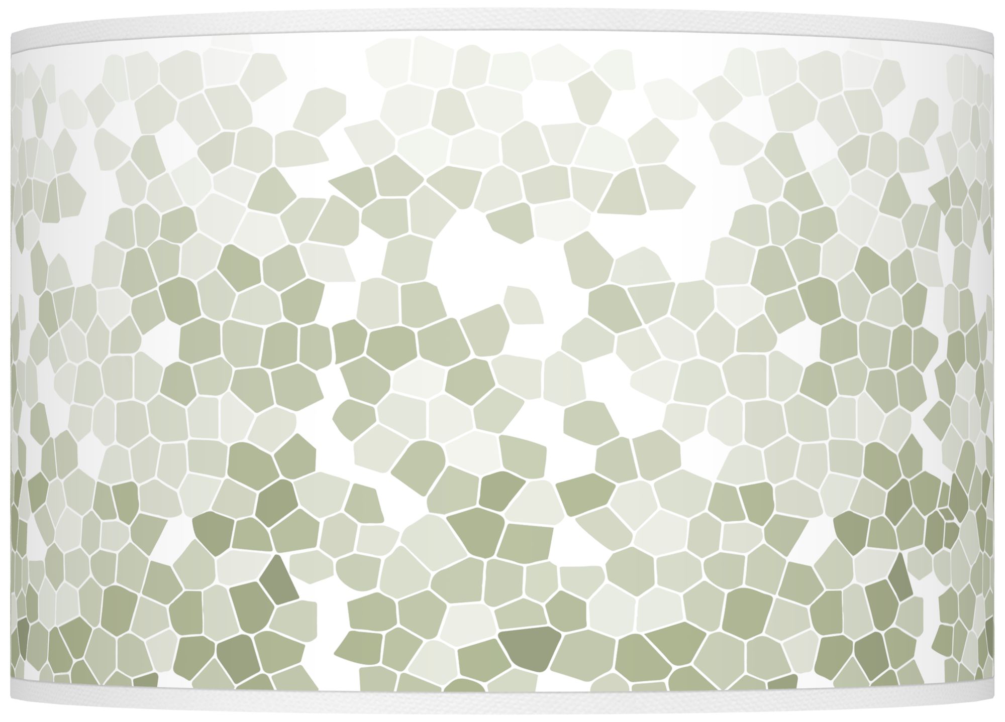 Color Plus Ovo 28 1/2" High Mosaic Shade Majolica Green Table Lamp