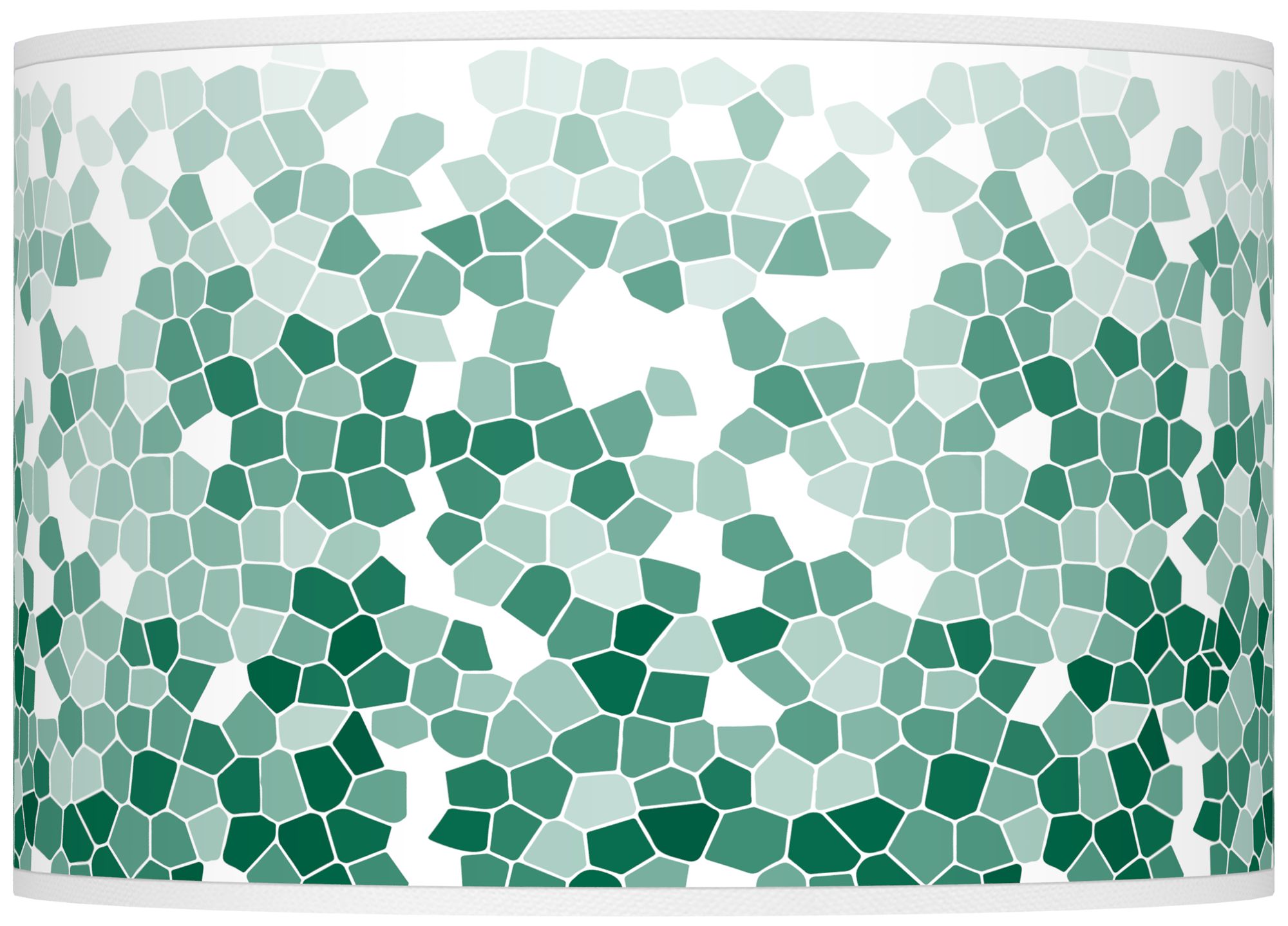 Color Plus Ovo 28 1/2" High Mosaic Shade Greens Table Lamp